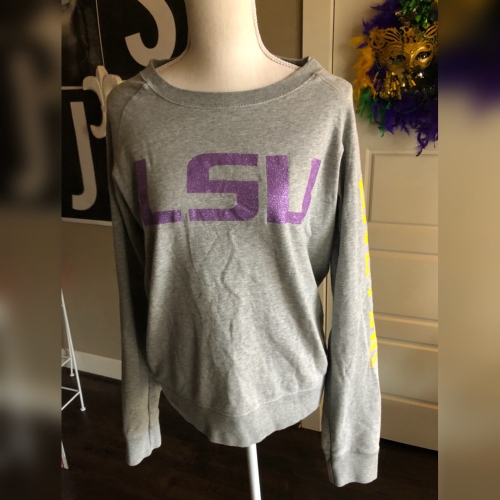 PINK LSU Victoria’s Secret pullover